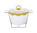 Vicenza Penghangat Makanan Bulat - Padi B919